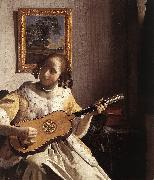 The Guitar Player t VERMEER VAN DELFT, Jan